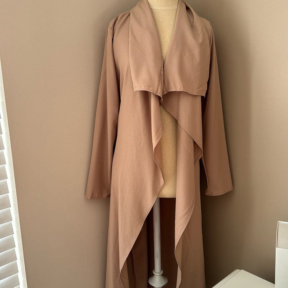 Tan long jacket